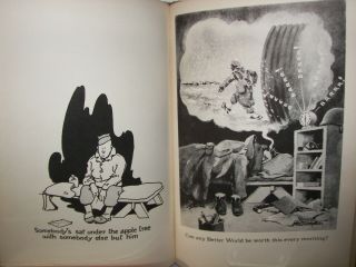 Jeeps & Jests by Bruce Bairnsfather 1st Ed - Cartoon Humor In War 1943 DJ 100 pp 8