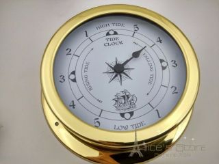 1pcs 145mm Brass Case Traditional Tide Clock