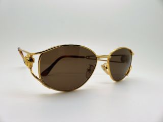 Vintage Gianni Versace Sunglasses Mod.  G99.  S Col.  030 Big One Nos