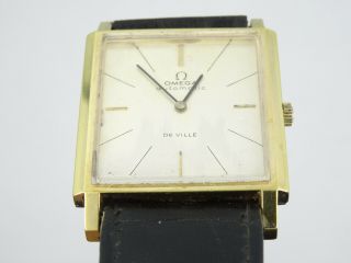 RARE VINTAGE 60 ' s OMEGA DE VILLE cal.  151.  009 AUTOMATIC MEN ' S WATCH 5