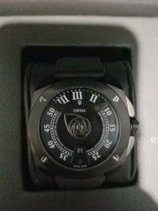 Dwiss Rc1 - Bb Swiss Made Automatic Watch Black Limited Edition 4 Of 199 Rare