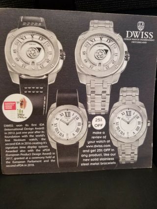 DWISS RC1 - BB SWISS MADE AUTOMATIC WATCH BLACK LIMITED EDITION 4 of 199 RARE 4