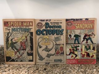 Vintage Keys Spiderman 2,  3,  & 4 Vulture Doc Oc Sandman