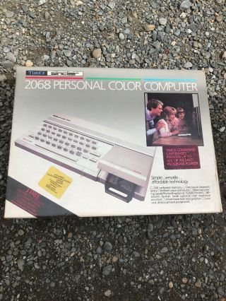 Timex Sinclair 2068 Computer Vintage In Retail Box With Foam Insert