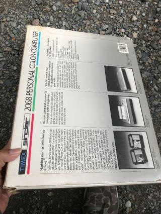 Timex Sinclair 2068 Computer Vintage In Retail Box With Foam Insert 3