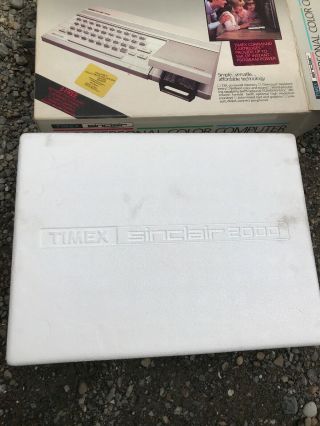 Timex Sinclair 2068 Computer Vintage In Retail Box With Foam Insert 5