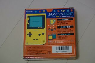 Game Boy Light Pikachu The Movie Yellow Pokemon Center Boxed Nintendo VERY RARE 2