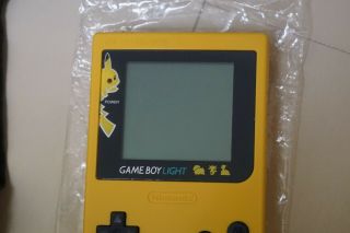 Game Boy Light Pikachu The Movie Yellow Pokemon Center Boxed Nintendo VERY RARE 6