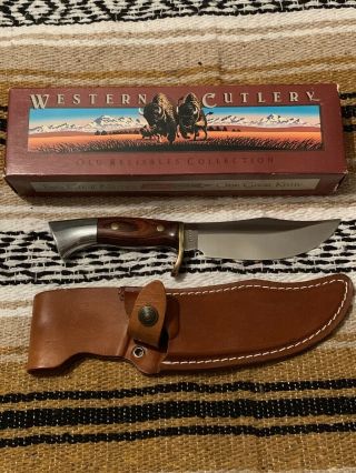 Vintage Western Usa Westmark 701 Bowie Hunting Survival Knife W/sheath/box