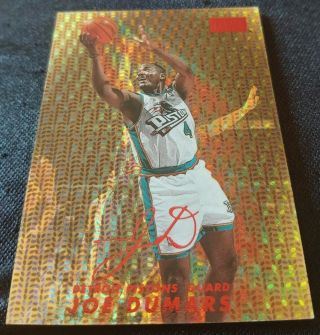 1998 - 99 Skybox Premium Star Rubies /50 Joe Dumars 51 Rare Sscards