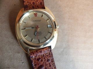 Vintage Men ' s Omega Constellation Chronometer Electronic f300Hz Watch With Date 6