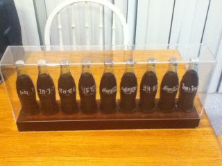 Coca - Cola Centennial Celebration International 9 Bottle Set Rare