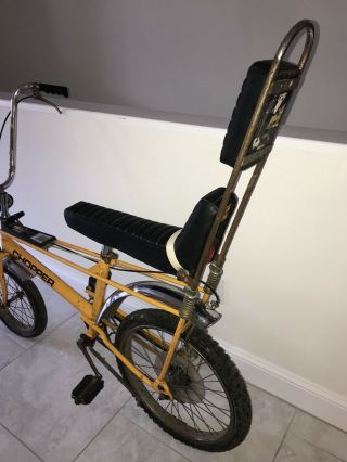 Vintage 1970’s Raleigh Chopper Muscle Boys Yellow Bike 5 speed Banana Seat 5