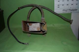 WW2 White Autocar half - track coil box with shielded cables and lid 2