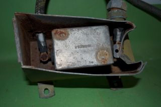 WW2 White Autocar half - track coil box with shielded cables and lid 3