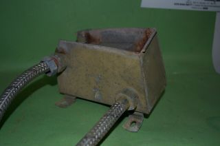 WW2 White Autocar half - track coil box with shielded cables and lid 5