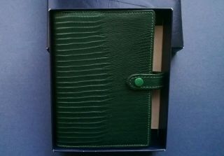 Filofax Tejus Pocket Green Vintage Leather Organizer 2