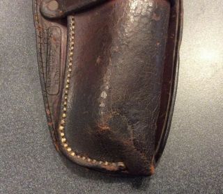 VINTAGE COLT SAA MAKER MARKED SHELTON PAYNE EL PASO,  TEXAS WESTERN HOLSTER 7