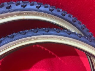 NOS VINTAGE GT MEGABITE TIRES 20X1.  75 1995 ROBINSON PRO TEAM KIT BMX FREESTYLE 5