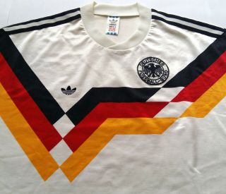 GERMANY WC 1990 Vintage ADIDAS Home Shirt Jersey Trikot 1988 1989 EUTSCHLAND 5