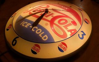 PEPSI Double Bubble Clock - Vintage Advertising from the 1950 ' s 2