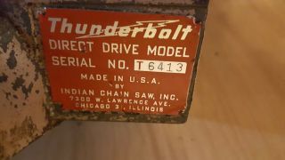 Indian Power Bee West Bend Vintage Chainsaw go cart kart hot race saw big cc 4