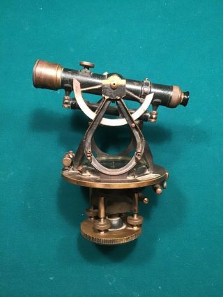 Antique W.  & L.  E.  Gurley Surveyor ' s Transit with Compass 2