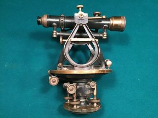 Antique W.  & L.  E.  Gurley Surveyor ' s Transit with Compass 6