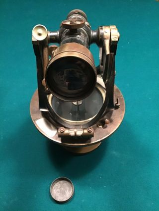 Antique W.  & L.  E.  Gurley Surveyor ' s Transit with Compass 8