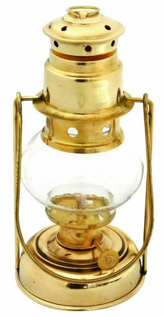 Marine Brass Anchor Oil Lamp Nautical Maritime Ship Lantern Boat Light Collectib