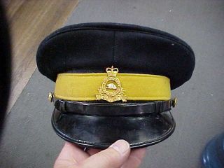 Orig Vintage Officers Hat " Rcapc " Royal Canadian Army Pay Corps 1957