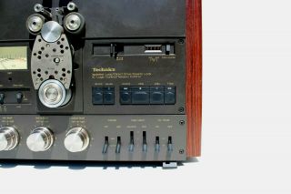 Vtg TECHNICS RS - 1506US (1500) Reel to Reel Tape Recorder RP - 2422 Heads - 4