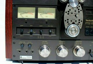 Vtg TECHNICS RS - 1506US (1500) Reel to Reel Tape Recorder RP - 2422 Heads - 5