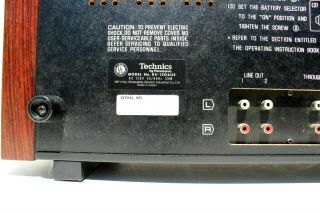 Vtg TECHNICS RS - 1506US (1500) Reel to Reel Tape Recorder RP - 2422 Heads - 8