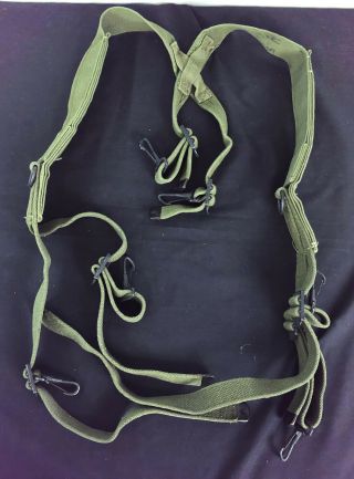 Wwii Ww2 M1943 Combat Field Pack Transition Suspenders Shoulder Straps
