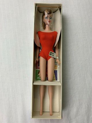 Vintage Swirl Ponytail Barbie Mib Wrist Tag 1964