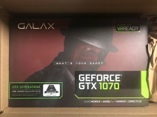 Galax Kfa Geforce Gtx1070 Katana Single Slot Gpu Video Card Nib Rare