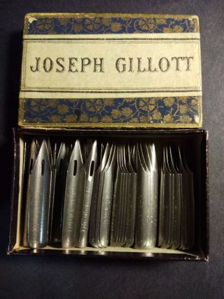 A Box Of Vintage Joseph Gillott 603ef Nibs As Rare As Gillott 604ef Dip Pen Nib