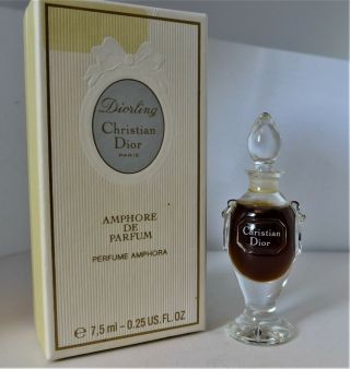 Vintage Fragrance Christian Dior " Diorling " 7.  5 Ml Parfum Full