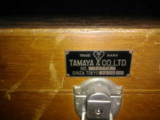 Tamaya Micrometer Marine Sextant w/ case 1970 2