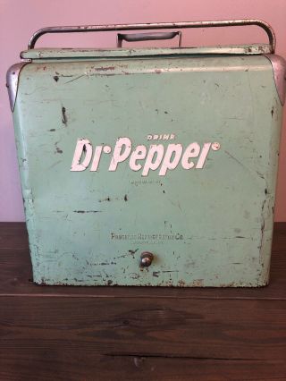 VINTAGE PROGRESS DR PEPER A1 COOLER COCA COLA 7UP PEPSI ORANGE CRUSH DR PEPPER 2