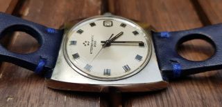 Eterna Eterna - matic 2000 Automatic Vintage 70s with hand made leather strap 7