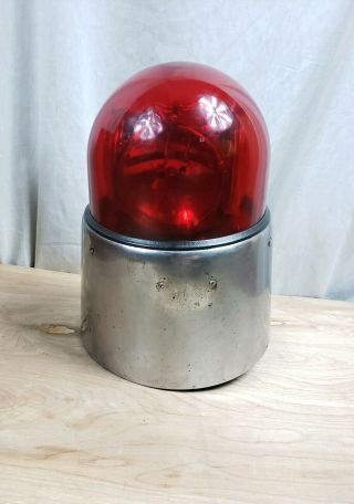 Vintage Beacon Ray Police Fire Emergancy Light Large 13 " Rare