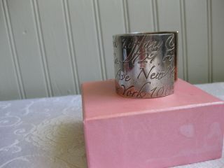 Vintage Tiffany& Co.  925 Sterling Silver Wide Cuff Bracelet 3