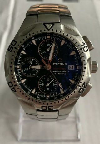 Eterna - Matic Automatic Monterey Chronograph Divers Watch Rare