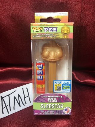 In Hand Sdcc2019 Funko Sleestak Ultra Rare Pez Only 100 Gift From Ceo Wow