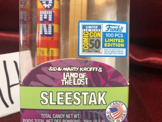 In Hand SDCC2019 Funko Sleestak ULTRA RARE Pez Only 100 Gift From CEO Wow 2