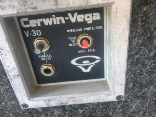 Vintage Cerwin Vega VH - 36 V30 V32 horns Bass Guitar PA speakers RARE 18” 4