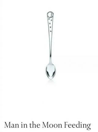 Tiffany & Co.  Man In The Moon Sterling Silver Baby Spoon.  Retails $150