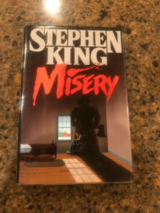 STEPHEN KING signed hardcover book MISERY FIRST EDITION RARE 2